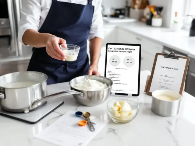 Whipping Cream Vs Heavy Cream: Can You Substitute Without Ruining Your Recipe?